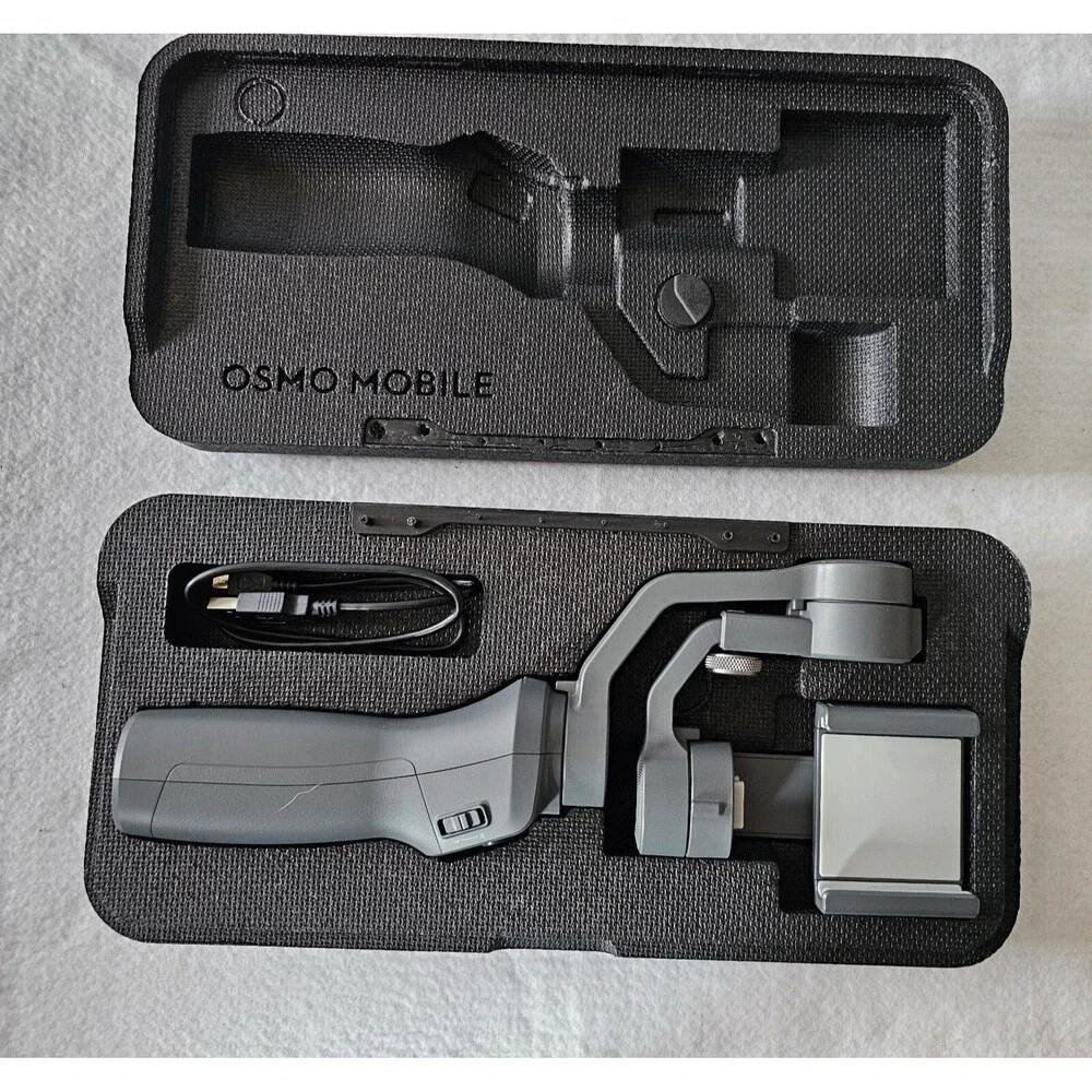 DJI OSMO Mobile 2 Handheld Smartphone Gray Model OM170 w/Case